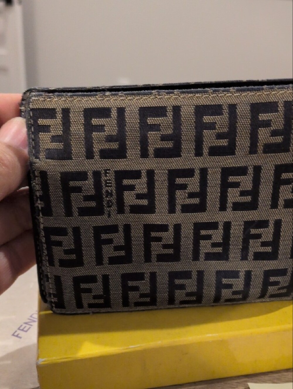 Fendi Vintage Zucca FF Jacquard Bi-Fold Wallet - Picture 8 of 13